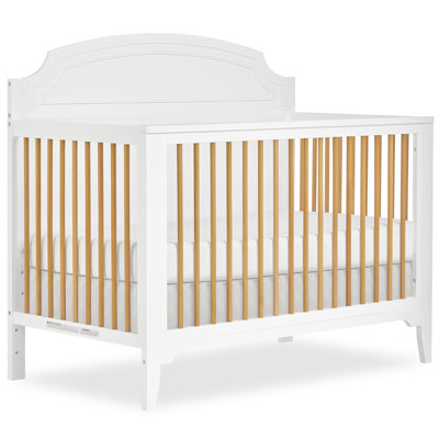 Jpma & Greenguard Gold Certified  Milton 5 In 1 Convertible Crib Made With Sustainable New Zealand Pinewood -  Harriet Bee, 9D12AB89863342AB8F1BA3A1EF8A596C
