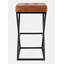 Judie Upholstered Counter Stool with Metal Frame-598808597