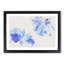 Two Blue Flowers - Single Picture Frame Print on MDF-56882426-56882430