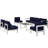 Shore 7-piece Outdoor Patio Sectional Sofa Set-23592963