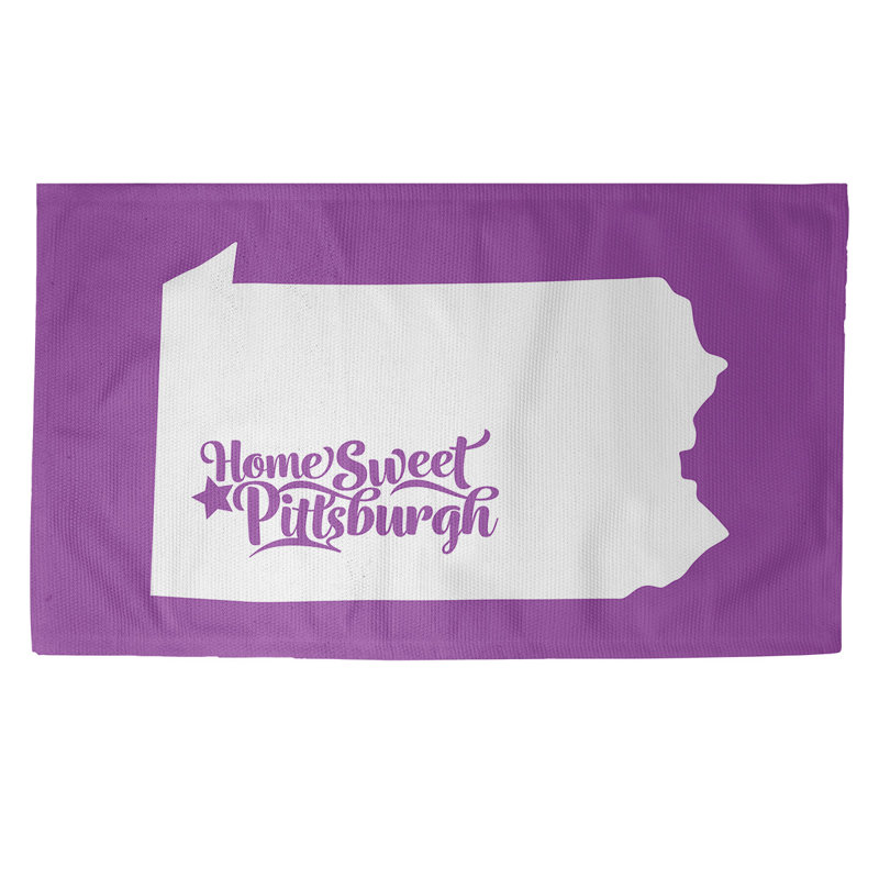 Tapis de la zone mauve de pennsylvanie Pittsburgh, Rectangle 3 pi x 5 pi
