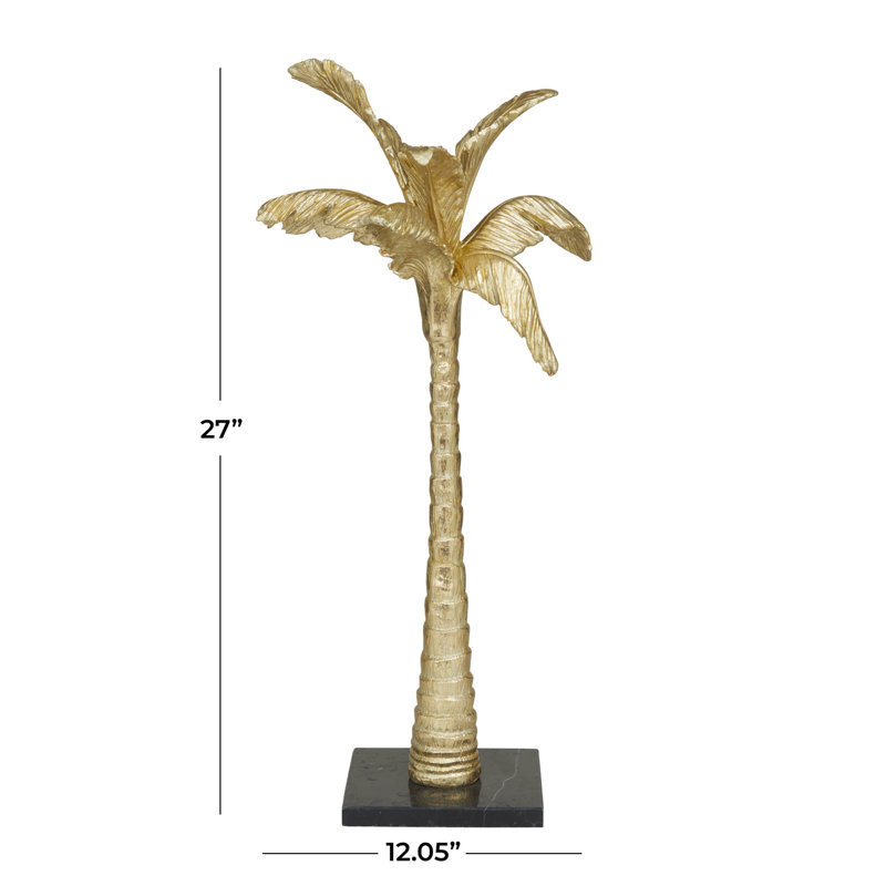 Sculpture Cole and Grey Coastal Polystone, H 27 po x l 12,05 po x P 9,10 po