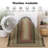 Machine Washable Faux Jute Non-Slip Braided Print Area Rug -326047038-326047036