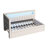 Upholstered Twin Size Platform Bed with USB Ports and LED Belt, With Trundle-105490365