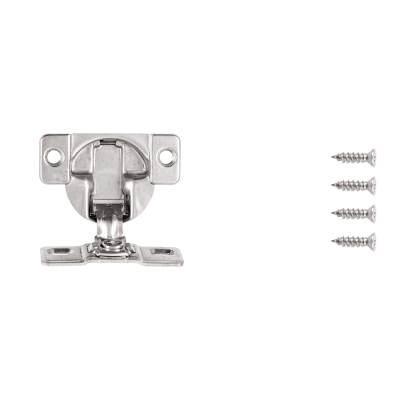 Concealed Hinges 1-3/8" or greater overlay Face Frame Self-Close - Polished Nickel - Cabinet Door Hinges, 1