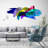 Handmade Modern Abstract Wall Decor on Acrylic