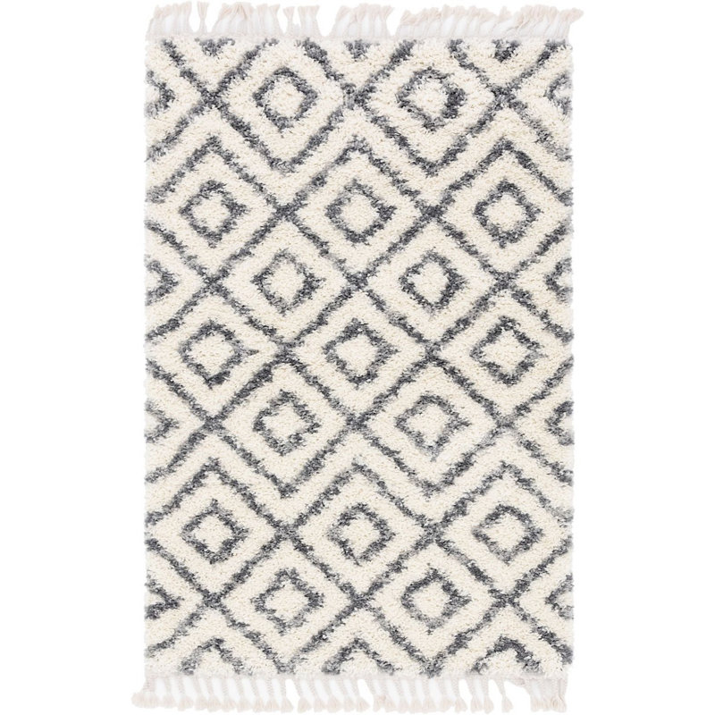 Tapis oriental à losanges Cynithia, Rectangle 8 pi x 10 pi