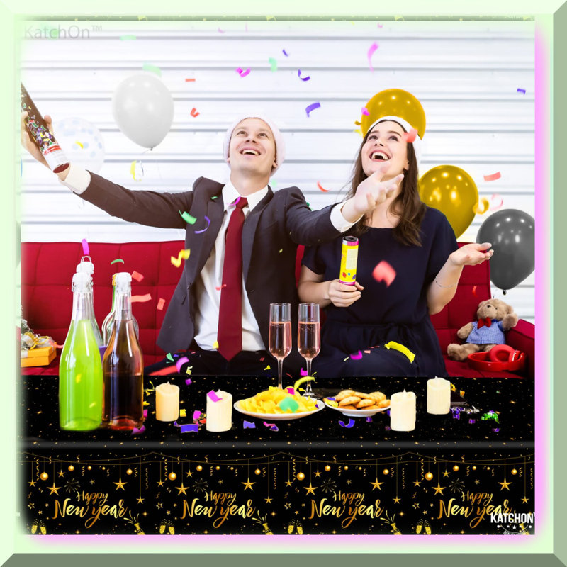 Shimmering Maroon Gold Party Balloons 63PCS Set