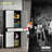 Agilar Locking Metal Garage Cabinet with Adjustable Shelves & Tool Drawer ( 71'' H x 31.5'' W x 15.7'' D)-1629940102