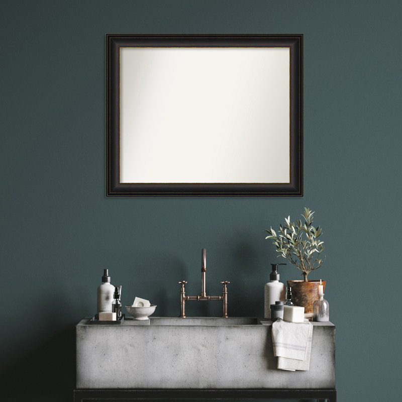 Miroir mural Tavalas, 32,5 po x 32,5 po, Carré