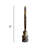Williamsburg Cipher Lamp Finial Antique Brass, 3"h