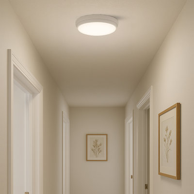 Led Round Flush Mount Light - 6500k
