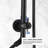 Modern Shower System, Rain Shower Head with Handheld Spray, Shower Faucet Set