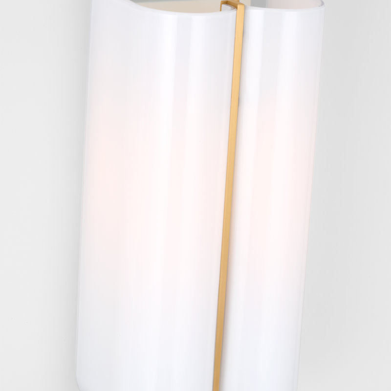 Cheverny 1 - Light Flush Mounted Sconce, Burnished Brass