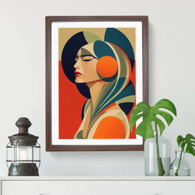 Magnificent Abstract Woman - Framed Print