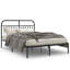 Vidaxl Bed Frame with Metal Headboard-101310396-101310387