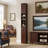 Water Resistant Space Saving Freestanding Slim Bathroom Storage Cabinet With Smooth Pull Out Drawer And Customizable Adjustable Storage Shelves For Bathroom-2079819944