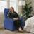 Adjustable Recliner Sofa Chair – Breathable Cotton-Linen Fabric Single Chair For Adults, Perfect For Living Room Relaxation-485357509