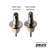 Pouro Wine and Spirits Bottle Pourer 2pk Chrome