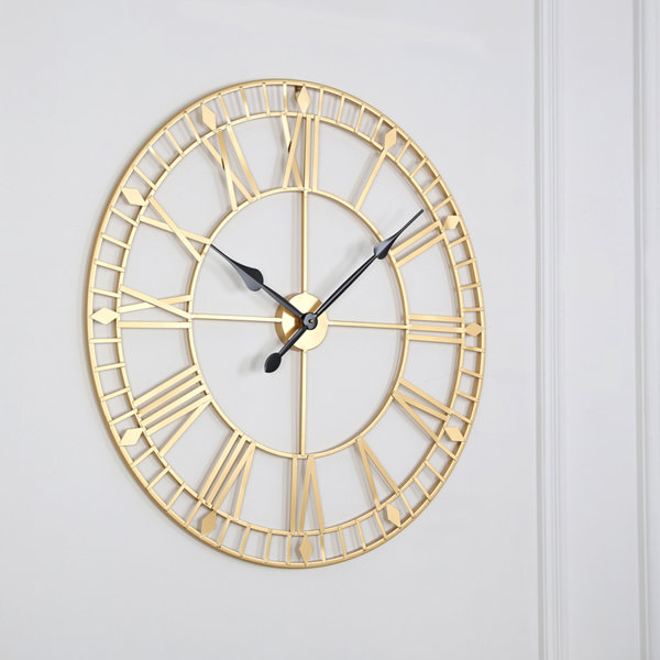 Dekorative Wanduhr aus Holz, große Uhr oder kleine Uhr, Statement