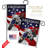 Double Sided 18.5'' H x 13'' W Polyester Independence Day Flag Set