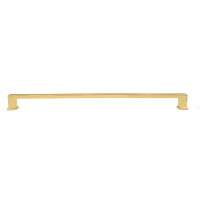 Chelsey 12" Center to Center Polished Gold Bar Drawer Pull