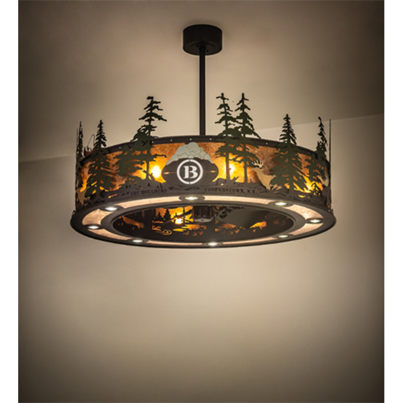 Boulders Downrod Ceiling Fan