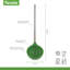 Tovolo Silicone Ladle with Stainless Steel Handle for Soups Stews and Sauces, Pesto