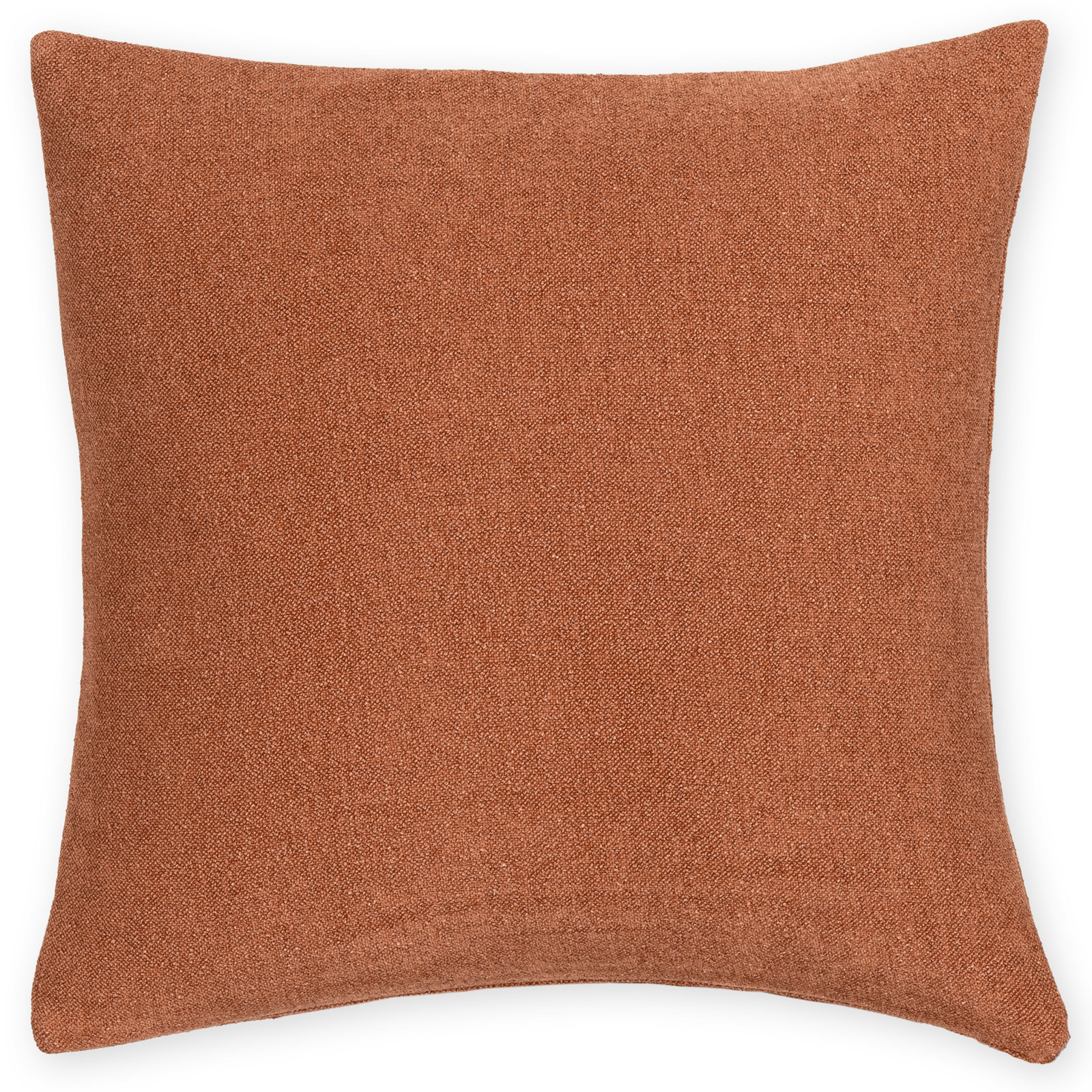 Cascade Textured Accent Pillow, Square 16", Polyester, Red