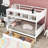 Kids Twin Over Full Bunk Bed with Drawers-856993287