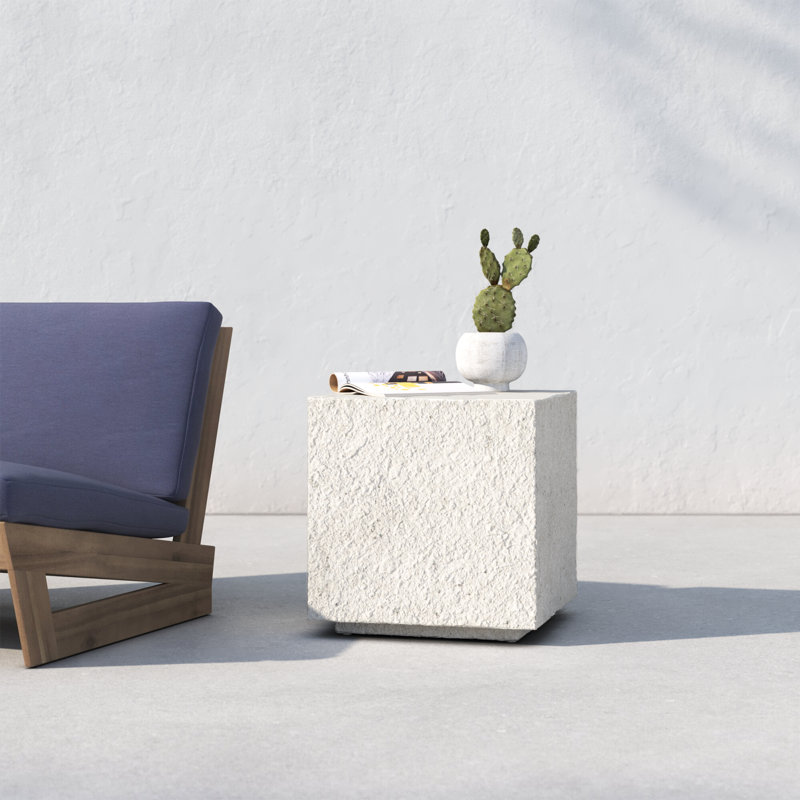 Cadence 17.75'' Concrete Outdoor Side Table