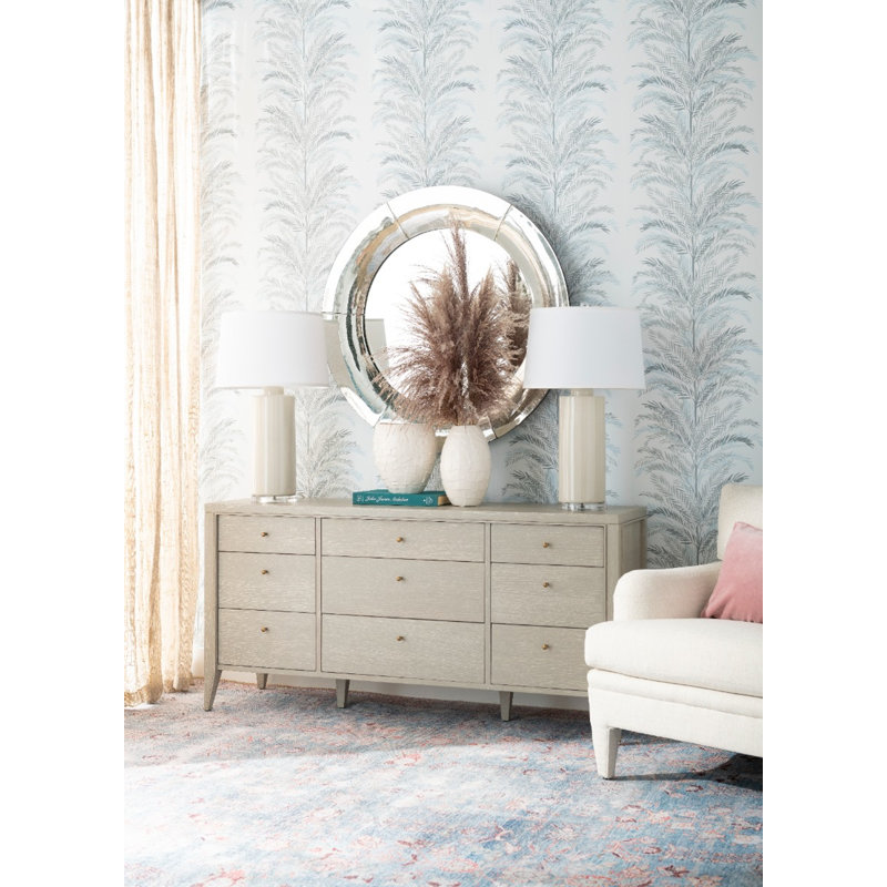 Formosa Table Lamp, Clear/Dove Gray