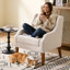 Chaise d'appoint rembourrée Halcott-648802663