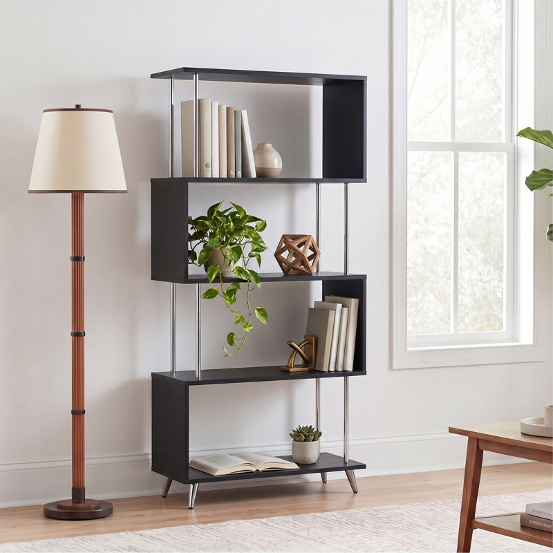 Sutherland Geometric Bookcase, Black