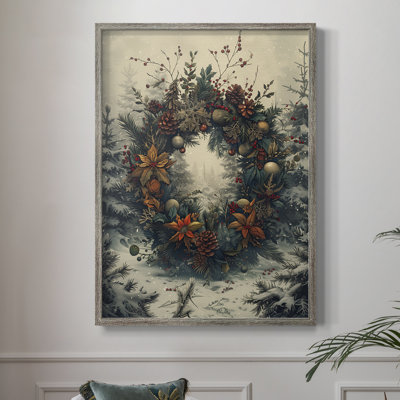 Christmas Holiday Art DCXXI Framed Print - Solid Wood