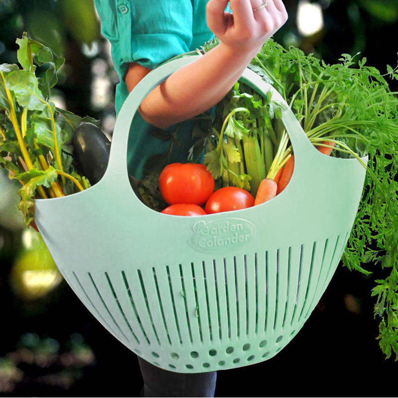 Hutzler Plastic Colander, Blue