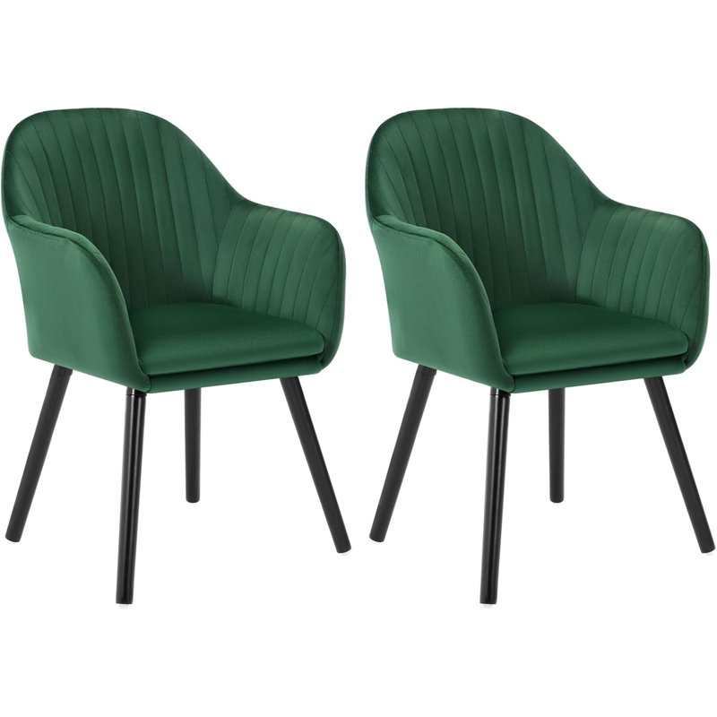 Deana Upholstered Dining Chair, Green