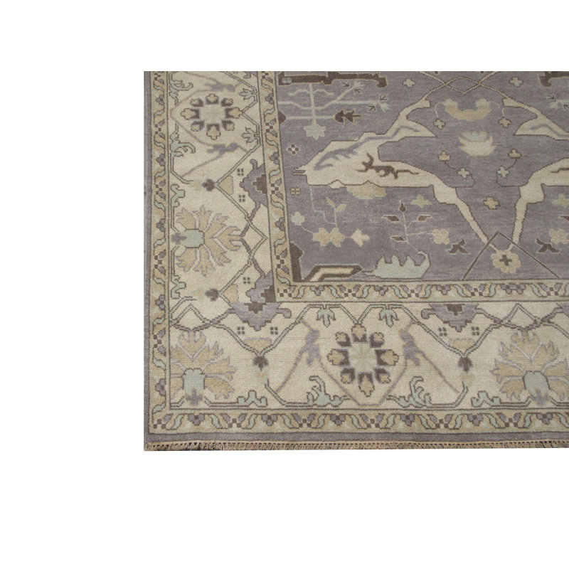 Tapis gris Oushak 9 x 12