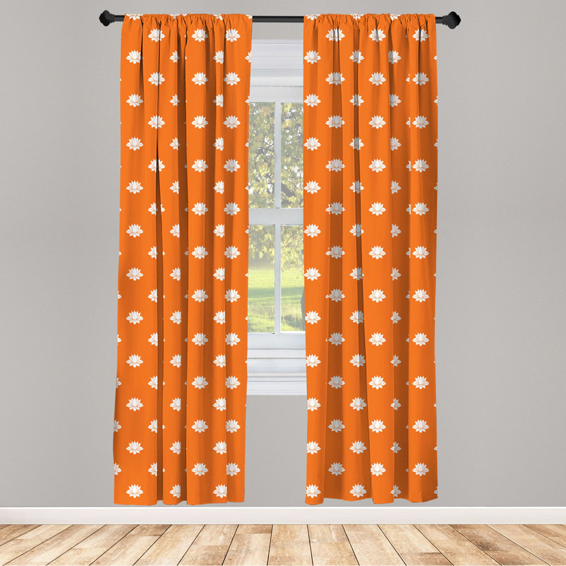 Semi-Sheer Rod Pocket Curtain Panels, 28" x 95"