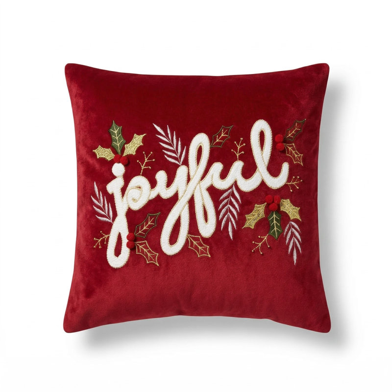Red Square Throw Cushion