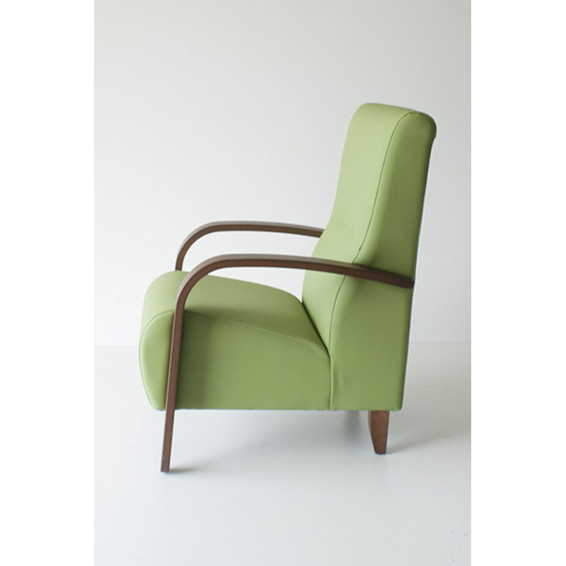 Miabelle Upholstered Armchair, Green, Brown