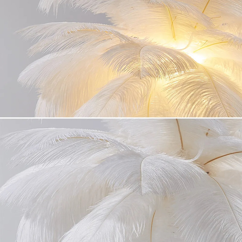 Lampe de table de style art déco 7,41 po Terric, Blanc