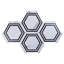 Ontario Hexagon 8.58 in. x 9.89 in. Matte Porcelain Floor and Wall Tile-91596116