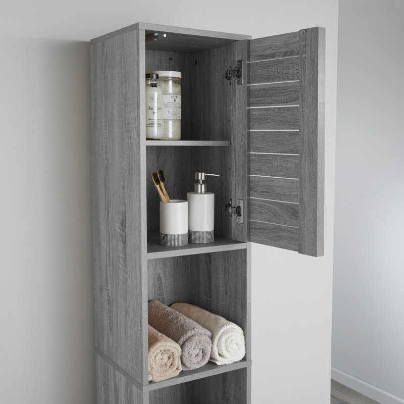 Efstathia Freestanding Tall Bathroom Cabinet