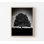 «Lone Tree», reproduction murale minimaliste en noir et blanc