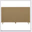 Commode rectangulaire à 8 tiroirs Stevie Sand Wash avec bases en laiton vieilli et tiroirs supérieurs doublés de feutre