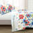 Blue Microfiber Reversible 3 Piece Quilt Set-82449849-82449851