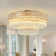 24" Modern Dimmable 5 - Light K9 Crystal Tiered Chandelier with LED Light Kit