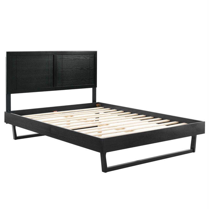 Marlee Full Wood Platform Bed With Angular Frame by Modway
