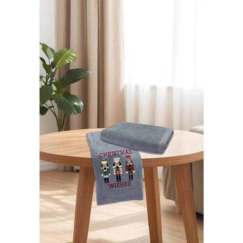 Cotton Tea Towel Kitchen Towel, Grey